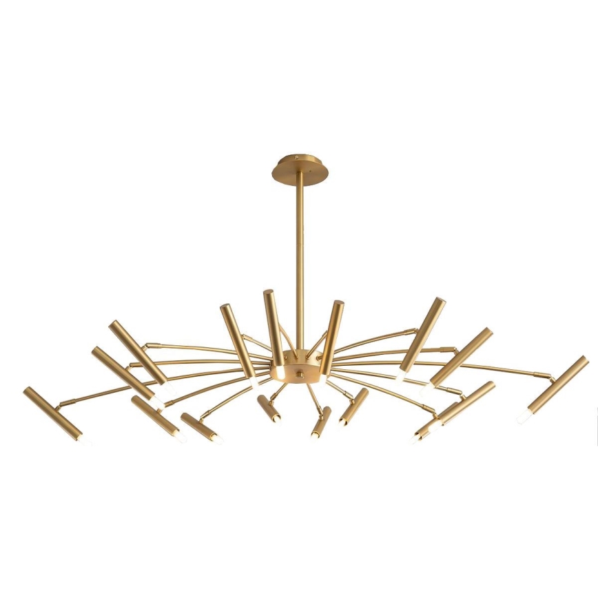 Redo 01-2776 - Viseći luster RAYEN 16xG9/10W/230V bronca