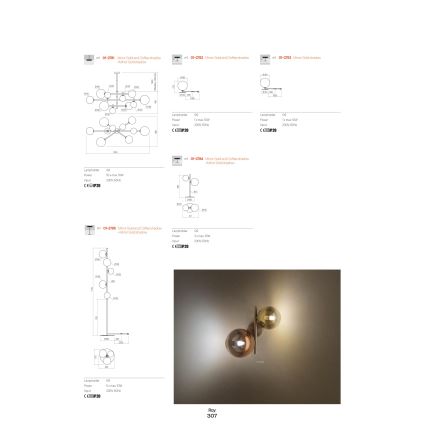 Redo 01-2784 - Stolna lampa ROY 2xG9/10W/230V