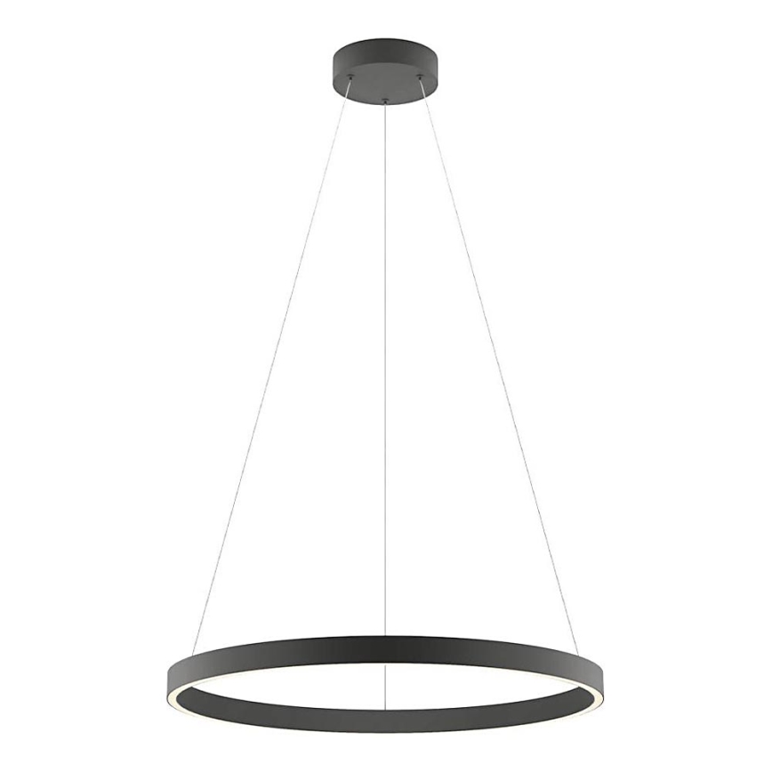 Redo 01-2867 - LED Prigušivi luster na sajli FEBE LED/37W/230V crna