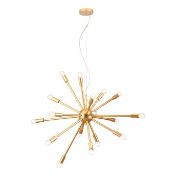 Redo 01-2935 - Luster na sajli STELLAR 18xE14/25W/230V zlatna