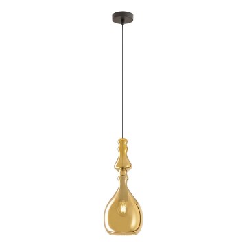 Redo 01-2937 - Luster na sajli AMBIX 1xE27/42W/230V Ø 18 cm zlatna