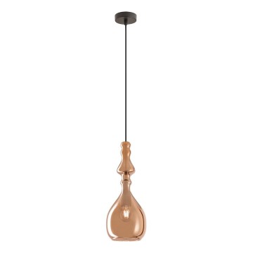 Redo 01-2939 - Viseći luster na kabelu AMBIX 1xE27/42W/230V, promjer 18 cm, smeđi
