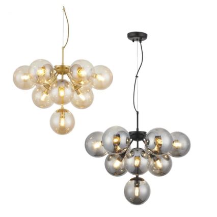 Redo 01-2940 - Luster na sajli AGAPE 10xE14/28W/230V zlatna