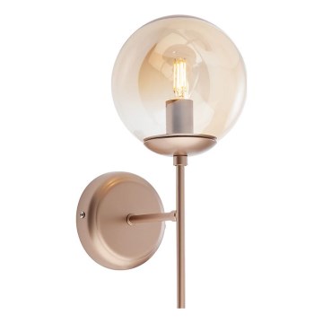 Redo 01-2942 - Zidna lampa MUNDI 1xE14/28W/230V bakar