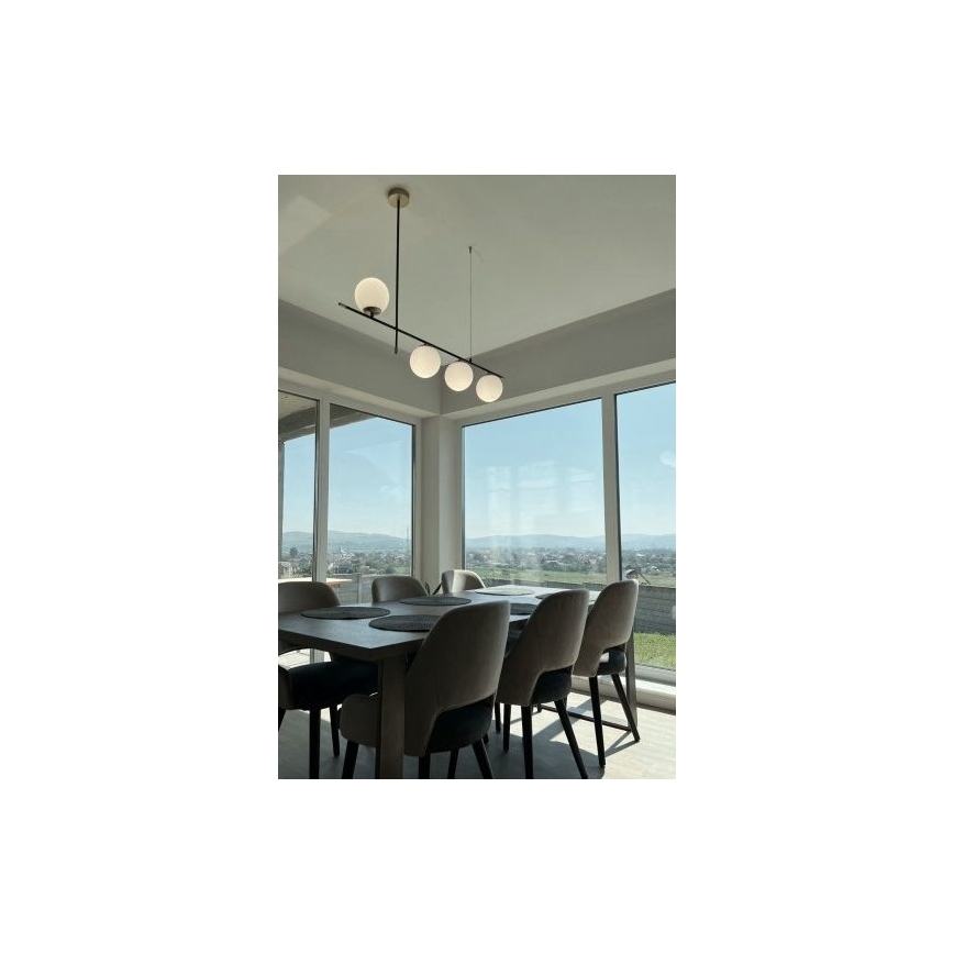 Redo 01-2949 - Luster na sajli ESSENTIAL 4xE14/28W/230V
