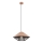 Redo 01-3005 - Luster na sajli GRILL 1xE27/42W/230V Ø 39,6 cm crna/smeđa
