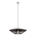 Redo 01-3008 - Viseća svjetiljka na sajli GRILL 1xE27/42W/230V Ø 49,5 cm crna/bijela