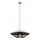 Redo 01-3009 - Viseći luster na sajli GRILL 1xE27/42W/230V Ø 49,5 cm crna/smeđa