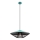 Redo 01-3010 - Viseći luster na kablu GRILL 1xE27/42W/230V Ø 49,5 cm crna/tirkizna