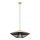 Redo 01-3011 - Viseći luster na sajli GRILL 1xE27/42W/230V Ø 49,5 cm crna/bež