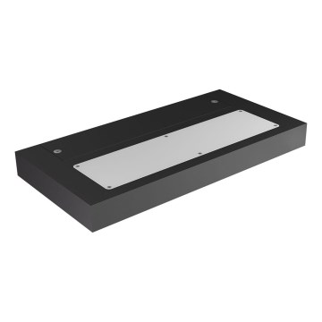 Redo 01-3016 - LED zidna svjetiljka LAMINA 2xLED/15W/230V CRI 90 crna