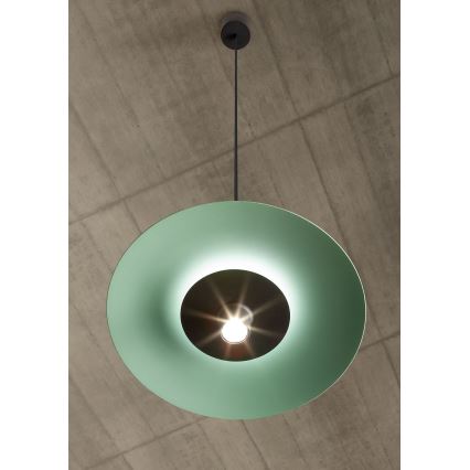 Redo 01-3019 - LED luster na sajli LARS LED/14W/230V + LED/10W Ø 60 cm CRI 90 zelena