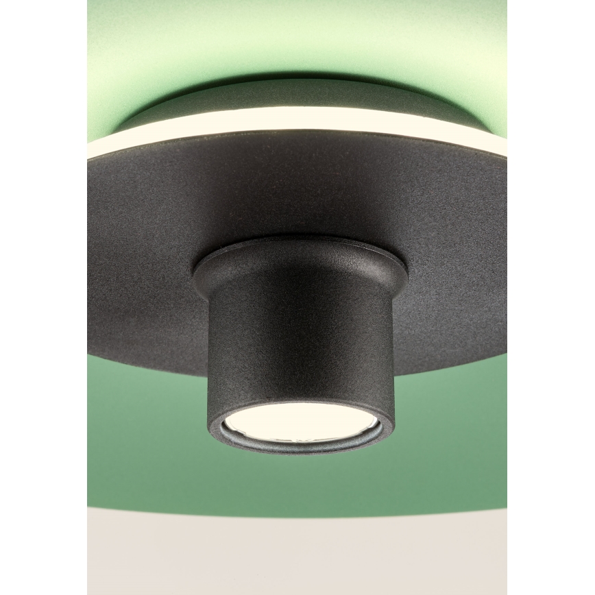 Redo 01-3019 - LED luster na sajli LARS LED/14W/230V + LED/10W Ø 60 cm CRI 90 zelena