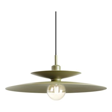 Redo 01-3050 - Luster na sajli GUNNAR 1xE27/42W/230V, promjer 50 cm, zelene boje