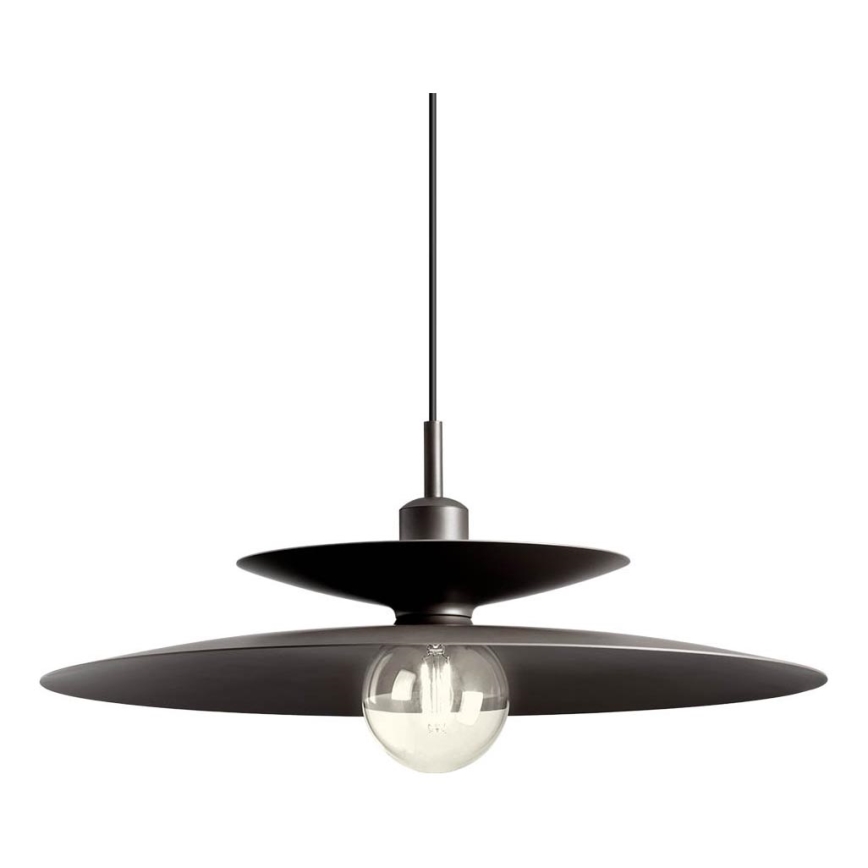 Redo 01-3051 - Luster na sajli GUNNAR 1xE27/42W/230V Ø 50 cm crna