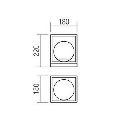 Redo 01-3052 - Stolna lampa ZODIAC 1xE14/28W/230V