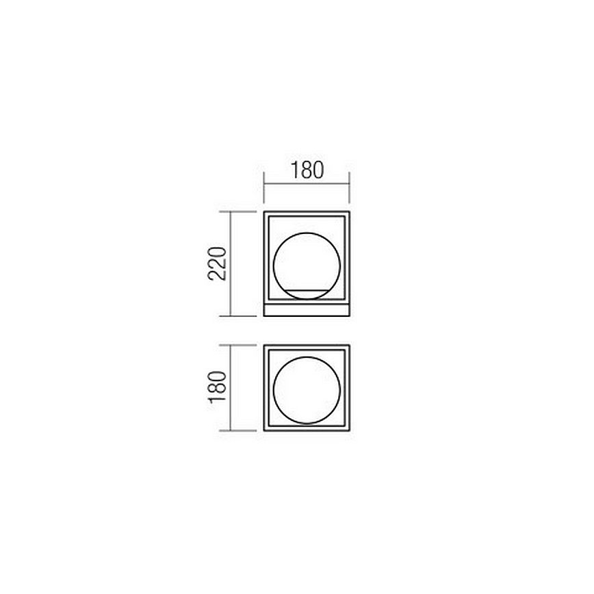 Redo 01-3052 - Stolna lampa ZODIAC 1xE14/28W/230V