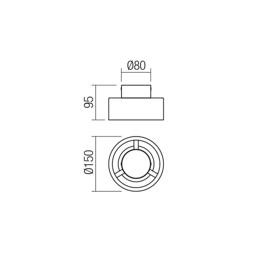 Redo 01-3096 - LED Stropna svjetiljka PUNKT LED/6W/230V bijela