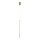 Redo 01-3115 - LED Luster na sajli TABOO LED/9W/230V mesing