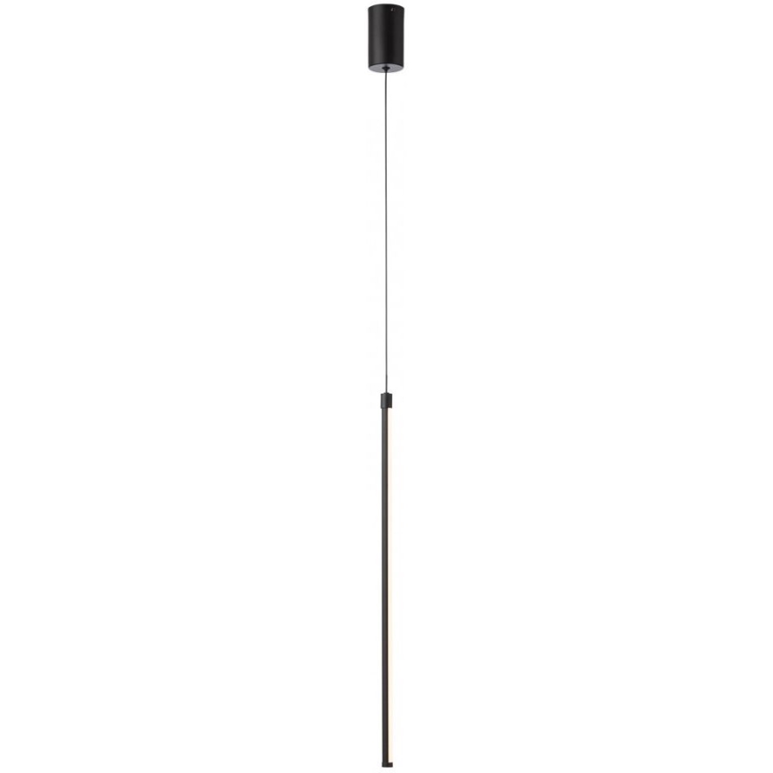 Redo 01-3116 - LED Luster na sajli TABOO LED/9W/230V crna