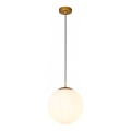 Redo 01-3153 - Luster na sajli BOWLING 1xE27/42W/230V zlatna