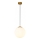 Redo 01-3153 - Luster na sajli BOWLING 1xE27/42W/230V zlatna