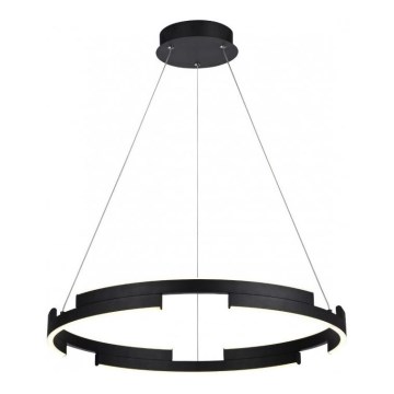 Redo 01-3173 - LED prigušivački luster na užetu CASTLE LED/36W/230V crna
