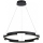 Redo 01-3173 - LED Prigušivi luster na sajli CASTLE LED/36W/230V crna