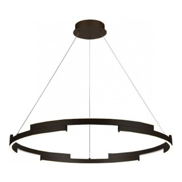 Redo 01-3176 - LED prigušivački luster na užetu CASTLE LED/45W/230V crna