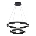 Redo 01-3179 - LED prigušivač luster na užetu CASTLE LED/60W/230V crna