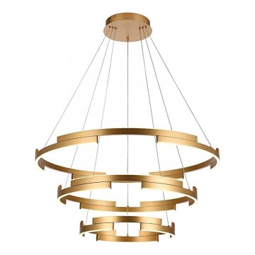 Redo 01-3181 - LED prigušivač lustera na užetu CASTLE LED/80W/230V zlatna