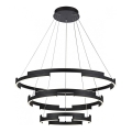 Redo 01-3182 - LED prigušivač lustera na užetu CASTLE LED/80W/230V crna