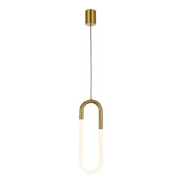 Redo 01-3183 - LED prigušivački luster na užetu LATIUM LED/9W/230V mesing