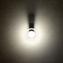 Redo 01-3240 - LED Zidna svjetiljka SINCLAIR LED/6,5W/230V CRI 93 IP21 crna