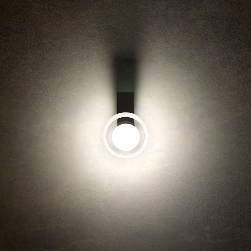 Redo 01-3240 - LED Zidno svjetlo SINCLAIR LED/6,5W/230V CRI 93 IP21 crne boje