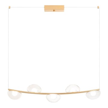 Redo 01-3243 - LED luster s prigušivanjem na užetu SINCLAIR LED/35W/230V CRI 93 IP21 zlatna