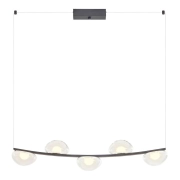 Redo 01-3244 - LED prigušivački luster na užetu SINCLAIR LED/35W/230V CRI 93 IP21 crna