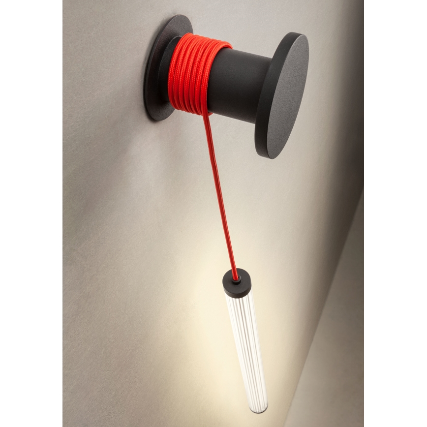 Redo 01-3304 - Zatemnjiva zidna LED svjetiljka SWING LED/16W/230V 3000/4000K CRI 90 crna