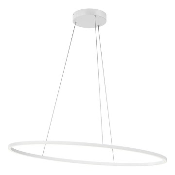 Redo 01-3337 - LED luster na sajli LEO s mogućnošću prigušivanja LED/48W/230V 3000/4000K CRI 90 40x95 cm bijela