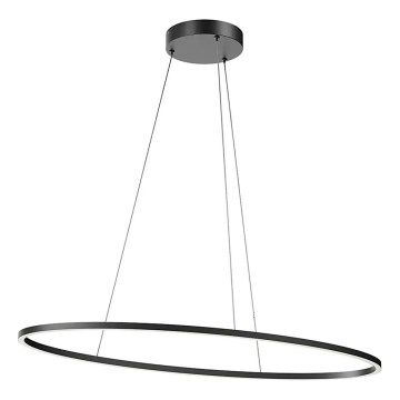 Redo 01-3339 - LEO LED luster na sajli s mogućnošću prigušivanja LED/48W/230V 3000/4000K CRI 90 40x95 cm crna