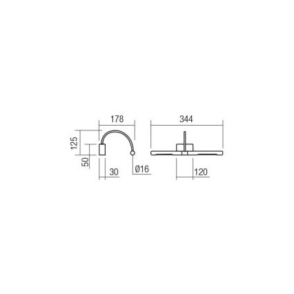 Redo 01-3464 - LED Svjetiljka za slike KENDO LED/6W/230V 34,4 cm CRI 92 bijela