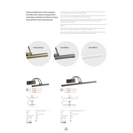 Redo 01-3470 - LED Svjetiljka za slike IKON LED/16,4W/230V 61,5 cm CRI 92 bijela