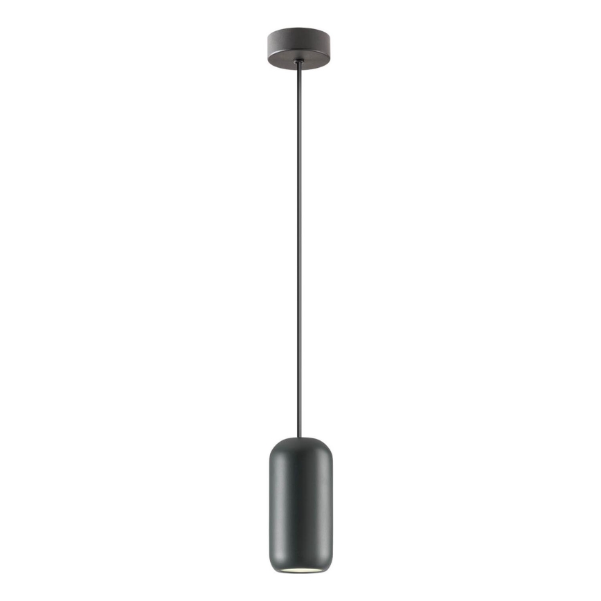 Redo 01-3474 - Luster na sajli BOOM 1xGU10/10W/230V pr. 7,6 cm crna