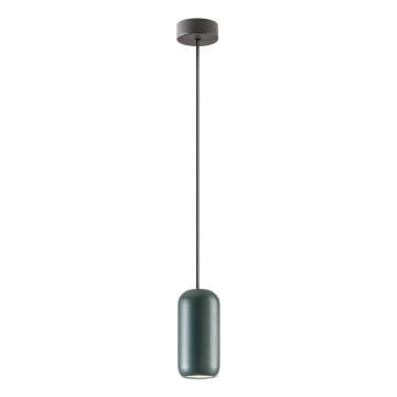 Redo 01-3475 - Luster na sajli BOOM 1xGU10/10W/230V pr. 7,6 cm zelena