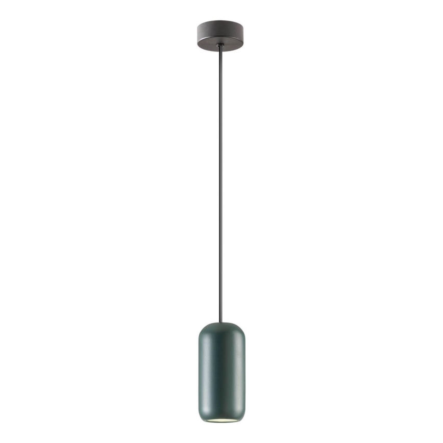 Redo 01-3475 - Luster na sajli BOOM 1xGU10/10W/230V pr. 7,6 cm zelena