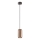 Redo 01-3476 - Luster na sajli BOOM 1xGU10/10W/230V pr. 7,6 cm smeđa