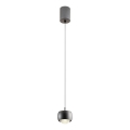 Redo 01-3550 - LED Luster na sajli AVES LED/12W/230V pr. 9,6 cm CRI 90 crna