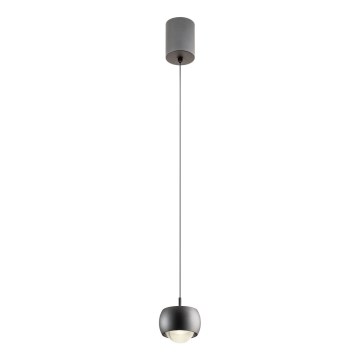 Redo 01-3550 - LED Luster na sajli AVES LED/12W/230V pr. 9,6 cm CRI 90 crna
