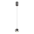 Redo 01-3551 - LED Luster na sajli AVES LED/12W/230V pr. 9,6 cm CRI 90 antracit