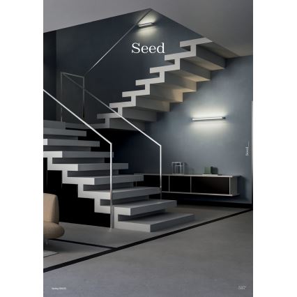 Redo 01-3552 - LED Zidna svjetiljka SEED LED/15W/230V bijela
